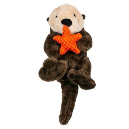 peluche per cani rinforzato lontra